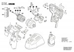 Bosch 3 601 JD4 100 Gsr 10,8V-Ec Hx Cordless Drill Driver 10.8 V / Eu Spare Parts